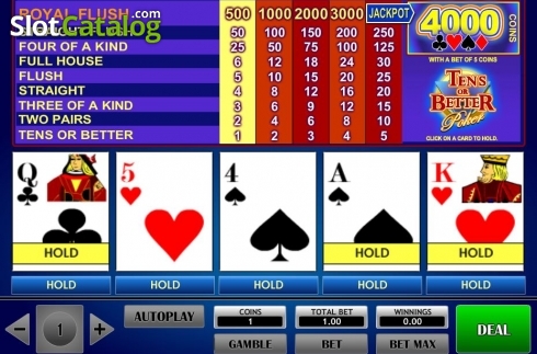 Οθόνη2. Tens or Better Poker (iSoftBet) Κουλοχέρης