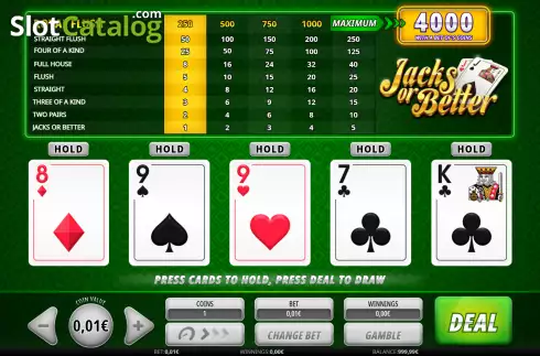 Οθόνη3. Jacks or Better (iSoftBet) Κουλοχέρης