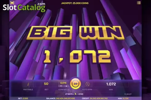 Μεγάλη νίκη. Slammin' 7s Κουλοχέρης