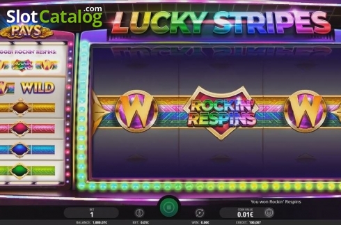 Οθόνη2. Lucky Stripes Κουλοχέρης