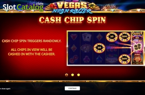 Οθόνη2. Vegas High Roller Κουλοχέρης