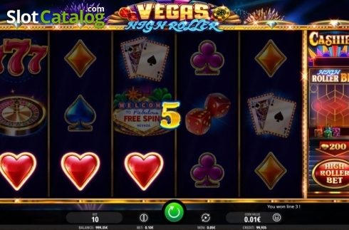Οθόνη4. Vegas High Roller Κουλοχέρης