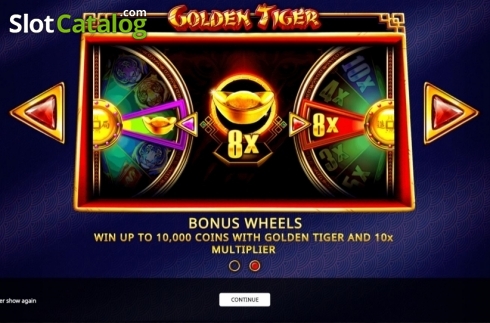 Οθόνη2. Golden Tiger (iSoftBet) Κουλοχέρης