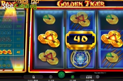 Οθόνη6. Golden Tiger (iSoftBet) Κουλοχέρης
