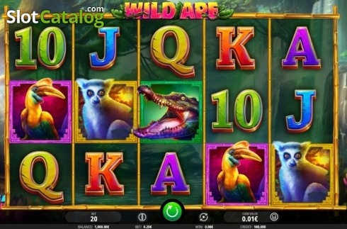 Οθόνη3. Wild Ape Κουλοχέρης 