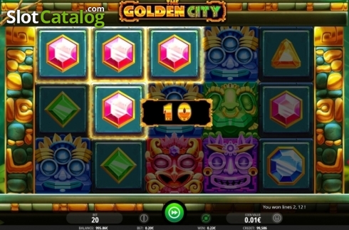 Οθόνη4. The Golden City (iSoftBet) Κουλοχέρης