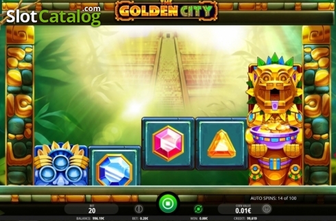 Οθόνη3. The Golden City (iSoftBet) Κουλοχέρης