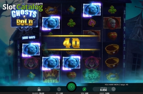 Οθόνη5. Ghosts 'N' Gold Κουλοχέρης