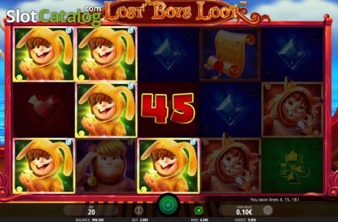 Οθόνη4. Lost Boys Loot Κουλοχέρης