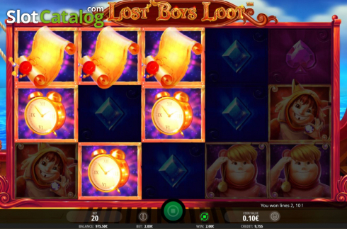 Οθόνη5. Lost Boys Loot Κουλοχέρης