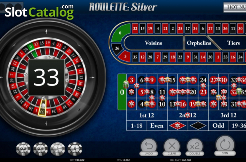 Οθόνη3. European Roulette Silver Κουλοχέρης