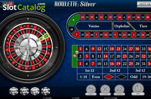 Οθόνη4. European Roulette Silver Κουλοχέρης