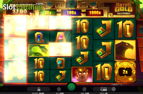 Οθόνη4. Aztec Gold Megaways Κουλοχέρης