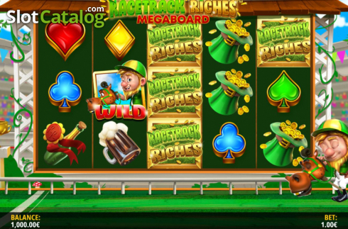 Οθόνη3. Racetrack Riches Megaboard Κουλοχέρης