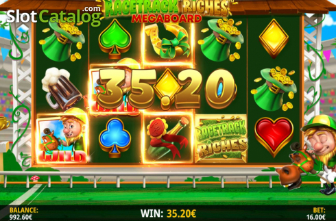 Οθόνη5. Racetrack Riches Megaboard Κουλοχέρης