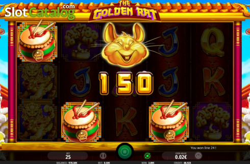 Οθόνη7. The Golden Rat (iSoftBet) Κουλοχέρης