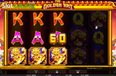 Οθόνη9. The Golden Rat (iSoftBet) Κουλοχέρης