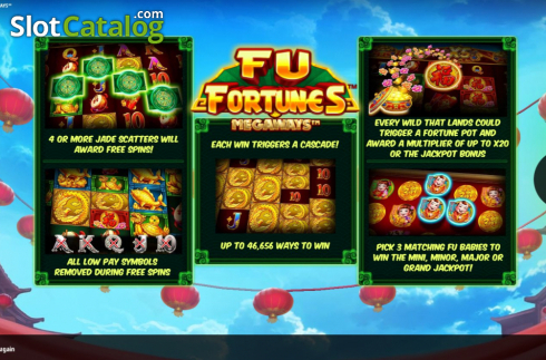 Οθόνη2. Fu Fortunes Megaways Κουλοχέρης