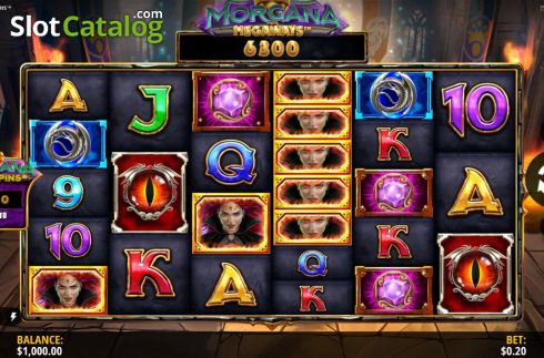 Οθόνη3. Morgana Megaways Κουλοχέρης