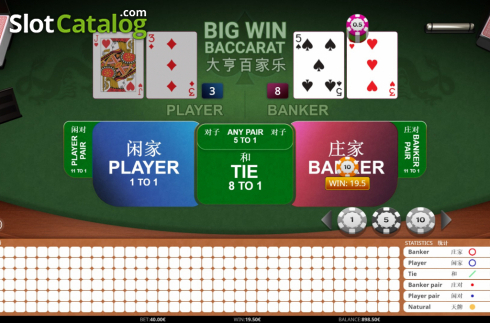 Οθόνη6. Big Win Baccarat Κουλοχέρης