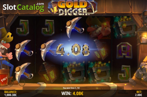 Οθόνη4. Gold Digger (iSoftBet) Κουλοχέρης