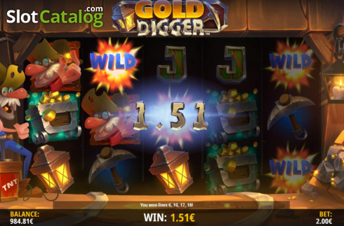 Οθόνη5. Gold Digger (iSoftBet) Κουλοχέρης