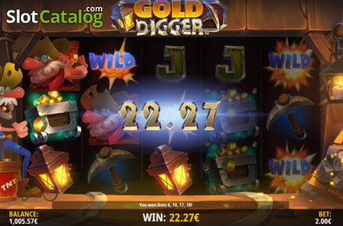 Οθόνη6. Gold Digger (iSoftBet) Κουλοχέρης