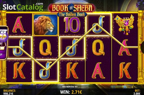 Οθόνη4. Book of Sheba (iSoftBet) Κουλοχέρης