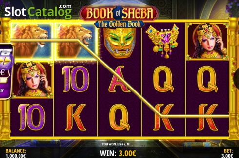 Οθόνη5. Book of Sheba (iSoftBet) Κουλοχέρης