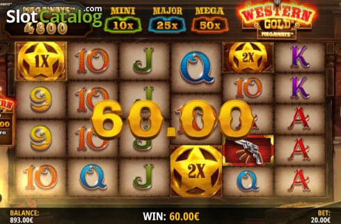Οθόνη6. Western Gold Megaways Κουλοχέρης
