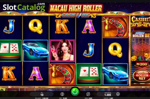Οθόνη2. Macau High Roller Κουλοχέρης