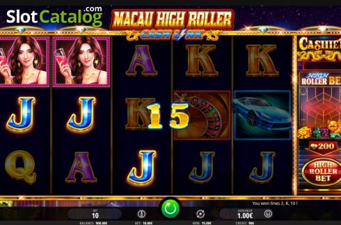Οθόνη3. Macau High Roller Κουλοχέρης