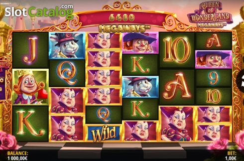 Οθόνη2. Queen of Wonderland Megaways Κουλοχέρης