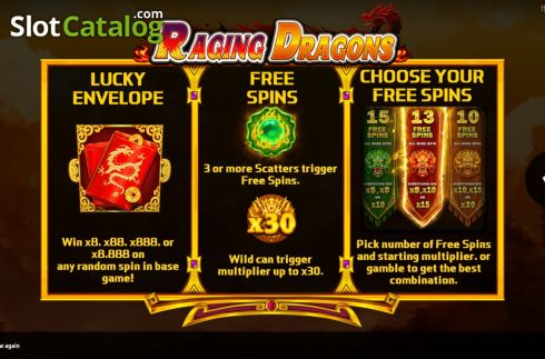 Οθόνη2. Raging Dragons Κουλοχέρης