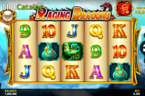 Οθόνη3. Raging Dragons Κουλοχέρης