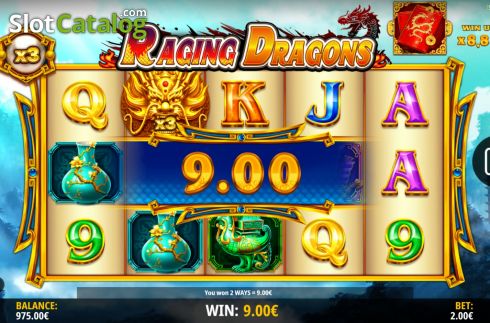 Οθόνη4. Raging Dragons Κουλοχέρης