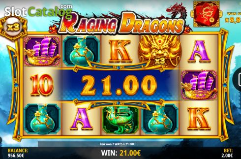 Οθόνη7. Raging Dragons Κουλοχέρης