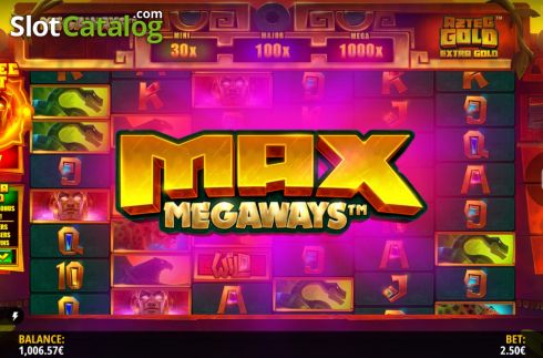 Οθόνη8. Aztec Gold Extra Gold Megaways Κουλοχέρης
