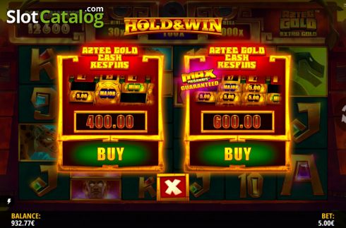 Οθόνη7. Aztec Gold Extra Gold Megaways Κουλοχέρης