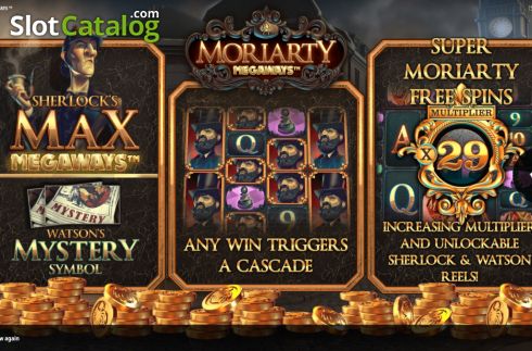 Οθόνη2. Moriarty Megaways Κουλοχέρης