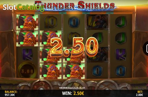 Οθόνη3. Thunder Shields Κουλοχέρης