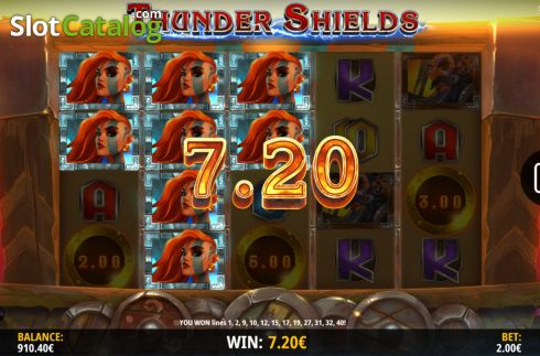 Οθόνη5. Thunder Shields Κουλοχέρης