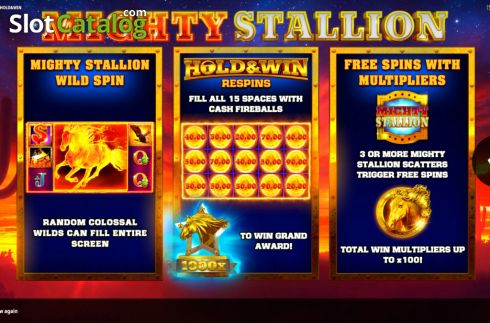 Οθόνη2. Mighty Stallion Κουλοχέρης
