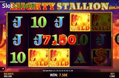 Οθόνη5. Mighty Stallion Κουλοχέρης