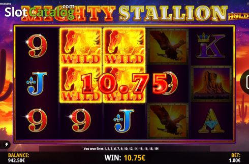 Οθόνη7. Mighty Stallion Κουλοχέρης