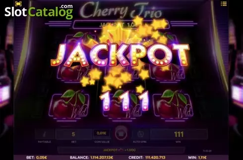 Σύνολο στοιχημάτων. Cherry Trio Κουλοχέρης