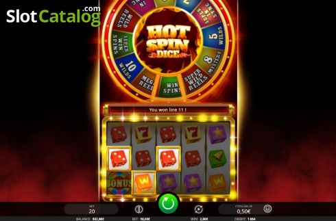 Οθόνη3. Hot Spin Dice Κουλοχέρης 