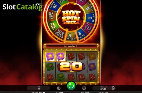 Οθόνη4. Hot Spin Dice Κουλοχέρης 