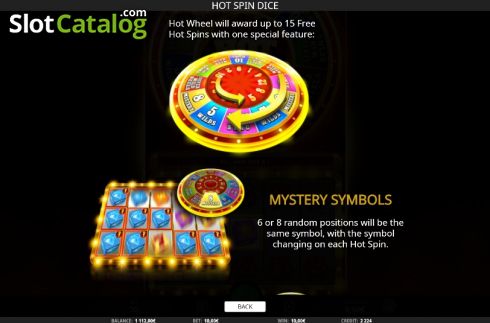 Οθόνη7. Hot Spin Dice Κουλοχέρης 