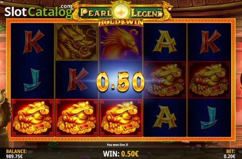 Οθόνη5. Pearl Legend Hold and Win Κουλοχέρης
